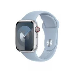Силиконовый ремешок для Apple Watch 42/44/45 mm Apple Sport Band Light Blue - M/L (MWMV3ZM/A)