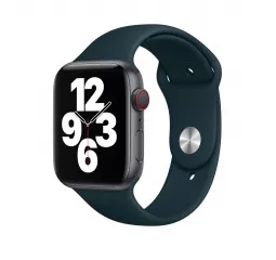 Силіконовий ремінець для Apple Watch 42/44/45 mm Apple Sport Band Mallard Green (MJK73)