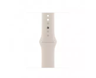 Силиконовый ремешок для Apple Watch 42/44/45 mm Apple Sport Band Starlight - M/L (MT3K3)