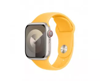 Силиконовый ремешок для Apple Watch 42/44/45 mm Apple Sport Band Sunshine - M/L (MWN03ZM/A)