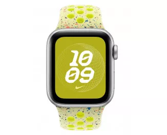Силіконовий ремінець для Apple Watch 42mm Apple Nike Sport Band Volt Splash - M/L (MXU63)