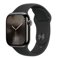 Силиконовый ремешок для Apple Watch 42mm Apple Sport Band Black - M/L (MXLK3)