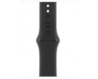 Силиконовый ремешок для Apple Watch 42mm Apple Sport Band Black - M/L (MXLK3)