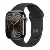Силіконовий ремінець для Apple Watch 42mm Apple Sport Band Black - S/M (MXLJ3)