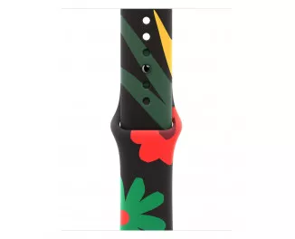 Силіконовий ремінець для Apple Watch 42mm Apple Sport Band Black Unity - Unity Bloom - M/L (MYGV3)