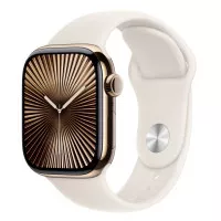 Силиконовый ремешок для Apple Watch 42mm Apple Sport Band Starlight - S/M (MXLL3)