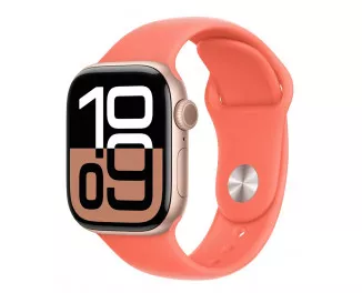 Силиконовый ремешок для Apple Watch 42mm Apple Sport Band Tangerine - S/M (MDRY4)