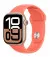 Силиконовый ремешок для Apple Watch 42mm Apple Sport Band Tangerine - S/M (MDRY4)