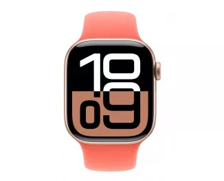 Силиконовый ремешок для Apple Watch 42mm Apple Sport Band Tangerine - S/M (MDRY4)