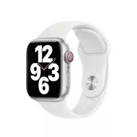 Силіконовий ремінець для Apple Watch 42mm Apple Sport Band White - S/M (MP6W3)