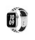 Силиконовый ремешок для Apple Watch 44/45/46 mm Apple Nike Sport Band Pure Platinum/Black (ML893)