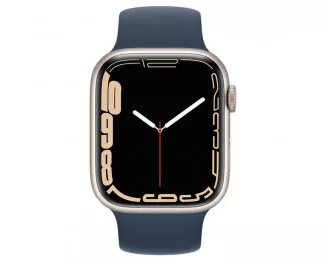 Силиконовый ремешок для Apple Watch 44/45/46 mm Apple Solo Loop Abyss Blue (MKY03), Size 11