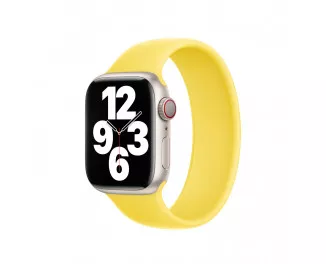 Силиконовый ремешок для Apple Watch 44/45/46 mm Apple Solo Loop Canary Yellow (MQW83), Size 9