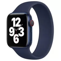Силиконовый ремешок для Apple Watch 44/45/46 mm Apple Solo Loop Deep Navy (MYWG2), Size 12