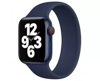Силиконовый ремешок для Apple Watch 44/45/46 mm Apple Solo Loop Deep Navy (MYWG2), Size 12