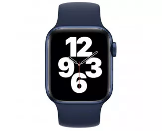 Силиконовый ремешок для Apple Watch 44/45/46 mm Apple Solo Loop Deep Navy (MYWG2), Size 12