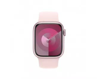 Силиконовый ремешок для Apple Watch 44/45/46 mm Apple Solo Loop Light Pink (MTH83), Size 8