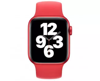 Силиконовый ремешок для Apple Watch 44/45/46 mm Apple Solo Loop (PRODUCT)RED (MYTP2), Size 8