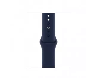 Силиконовый ремешок для Apple Watch 44/45/46 mm Apple Sport Band Deep Navy (MYAX2)