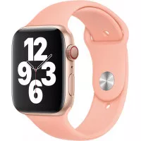 Силиконовый ремешок для Apple Watch 44/45/46 mm Apple Sport Band Grapefruit (MXNY2)