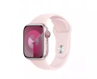 Силиконовый ремешок для Apple Watch 44/45/46 mm Apple Sport Band Light Pink - M/L (MT3V3ZM/A)
