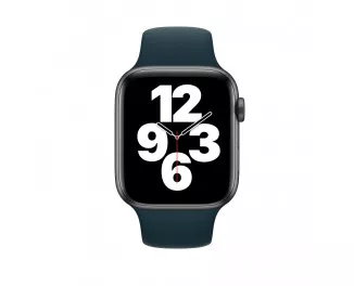 Силіконовий ремінець для Apple Watch 44/45/46 mm Apple Sport Band Mallard Green (MJK73)