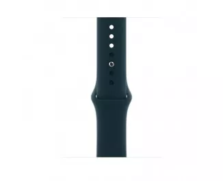 Силіконовий ремінець для Apple Watch 44/45/46 mm Apple Sport Band Mallard Green (MJK73)