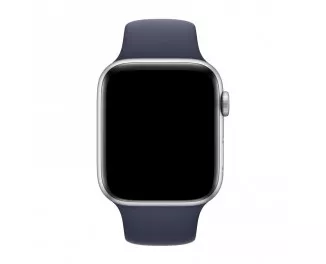 Силиконовый ремешок для Apple Watch 44/45/46 mm Apple Sport Band Midnight Blue (MTPX2, MLL02, MQ3T2)