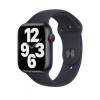 Силиконовый ремешок для Apple Watch 44/45/46 mm Apple Sport Band Midnight (MKUQ3)