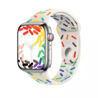 Силиконовый ремешок для Apple Watch 44/45/46 mm Apple Sport Band Pride Edition - S/M (MRTN3)