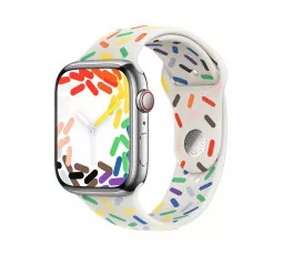 Силиконовый ремешок для Apple Watch 44/45/46 mm Apple Sport Band Pride Edition - S/M (MRTN3)