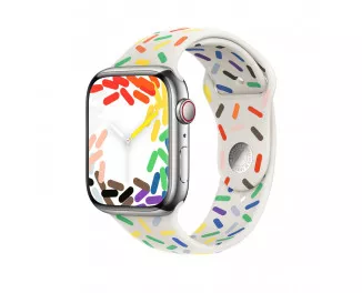 Силиконовый ремешок для Apple Watch 44/45/46 mm Apple Sport Band Pride Edition - S/M (MRTN3)