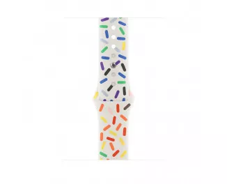 Силіконовий ремінець для Apple Watch 44/45/46 mm Apple Sport Band Pride Edition - S/M (MRTN3)