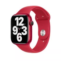 Силиконовый ремешок для Apple Watch 44/45/46 mm Apple Sport Band (PRODUCT)RED (MKUV3)