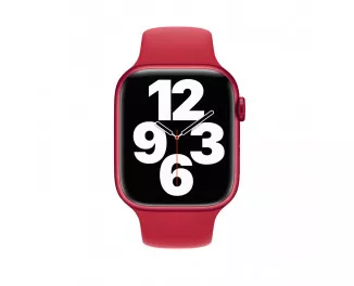Силиконовый ремешок для Apple Watch 44/45/46 mm Apple Sport Band (PRODUCT)RED (MKUV3)
