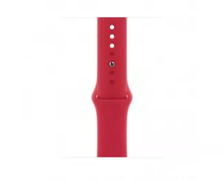 Силиконовый ремешок для Apple Watch 44/45/46 mm Apple Sport Band (PRODUCT)RED (MKUV3)