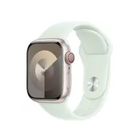 Силиконовый ремешок для Apple Watch 44/45/46 mm Apple Sport Band Soft Mint - S/M (MWMY3ZM/A)