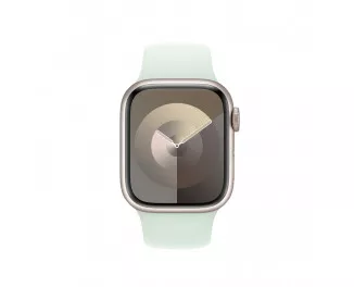 Силиконовый ремешок для Apple Watch 44/45/46 mm Apple Sport Band Soft Mint - S/M (MWMY3ZM/A)