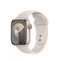 Силіконовий ремінець для Apple Watch 44/45/46 mm Apple Sport Band Starlight - M/L (MT3K3)