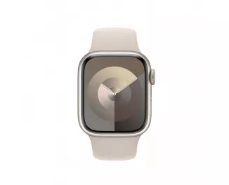 Силиконовый ремешок для Apple Watch 44/45/46 mm Apple Sport Band Starlight - M/L (MT3K3)