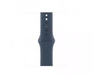 Силиконовый ремешок для Apple Watch 44/45/46 mm Apple Sport Band Storm Blue - M/L (MT3R3)