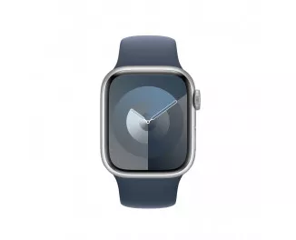 Силиконовый ремешок для Apple Watch 44/45/46 mm Apple Sport Band Storm Blue - S/M (MT3Q3ZM/A)