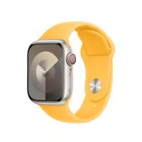 Силиконовый ремешок для Apple Watch 44/45/46 mm Apple Sport Band Sunshine - S/M (MWMW3ZM/A)