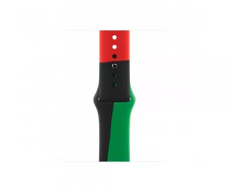 Силиконовый ремешок для Apple Watch 44/45/46mm Apple Sport Band Black Unity (MJ4W3)