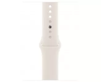 Силиконовый ремешок для Apple Watch 46 mm Apple Sport Band Starlight - S/M (MXM63)
