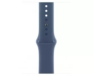 Силиконовый ремешок для Apple Watch 46mm Apple Sport Band Denim - S/M (MXLV3)