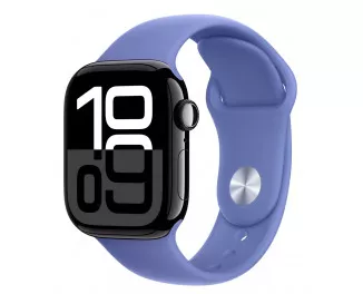 Силиконовый ремешок для Apple Watch 46mm Apple Sport Band Periwinkle - M/L (MDT84)