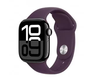 Силиконовый ремешок для Apple Watch 46mm Apple Sport Band Plum - M/L (MXLU3)