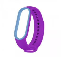 Силиконовый ремешок Xiaomi Mi Band 5/6 Purple/Blue