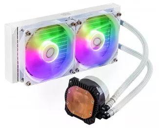 Система водяного охлаждения CoolerMaster MasterLiquid 240L Core ARGB White (MLW-D24M-A18PZ-RW)